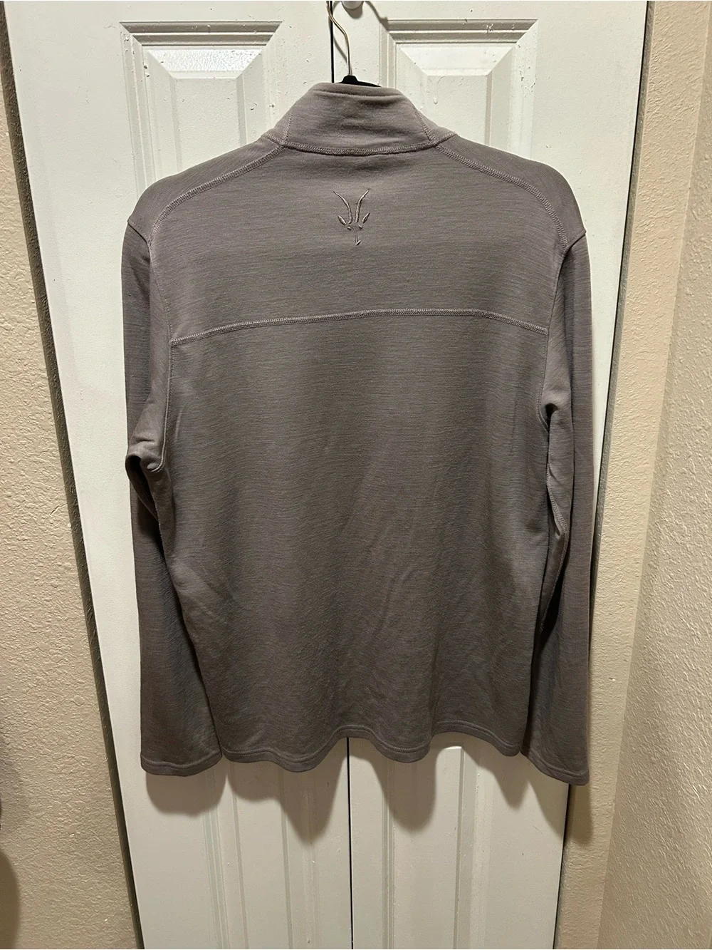Ibex Wool 100% Quarter Zip Men’s Mid-Weight Pullover , Large